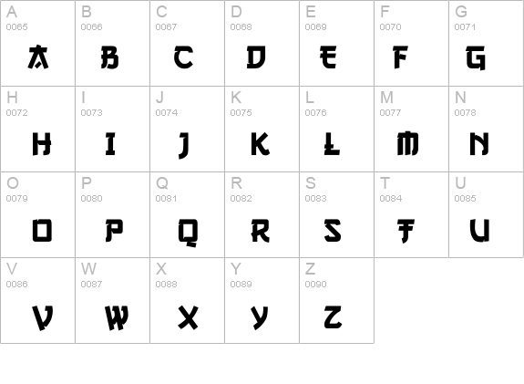 Gang of Three details - Free Fonts at FontZone.net