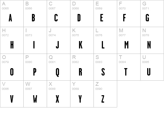 GarageGothicBold details - Free Fonts at FontZone.net