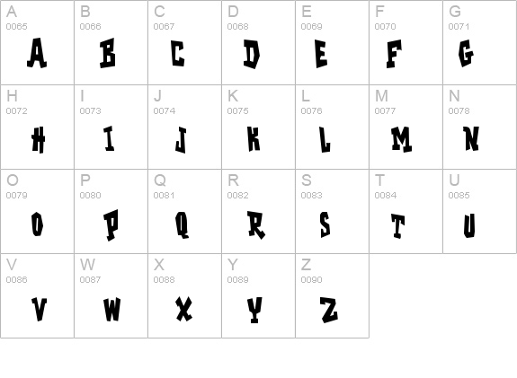 GarageShockCondensed details - Free Fonts at FontZone.net