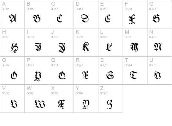 GebetbuchFraktur details - Free Fonts at FontZone.net