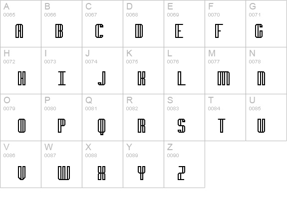genotype H BRK details - Free Fonts at FontZone.net