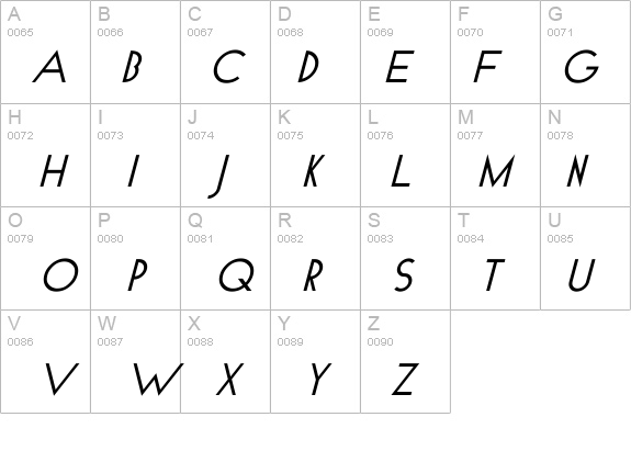 GeoPlain Italic details - Free Fonts at FontZone.net