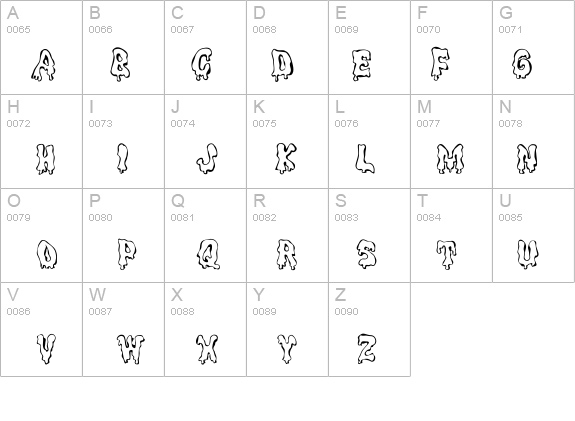 Ghouly Caps details - Free Fonts at FontZone.net