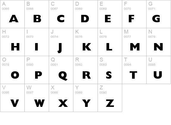 Gill Sans Extra Bold details - Free Fonts at FontZone.net