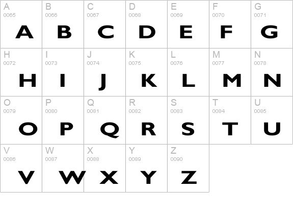 GillSans-Bold Wd details - Free Fonts at FontZone.net