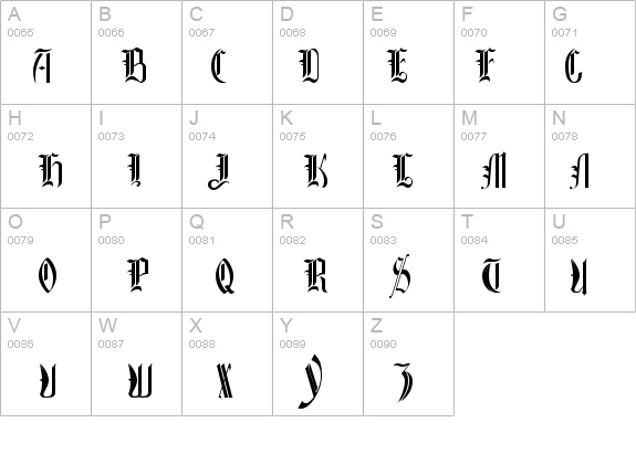Glastonbury details - Free Fonts at FontZone.net