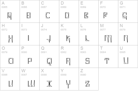Glaukous - Industrious details - Free Fonts at FontZone.net