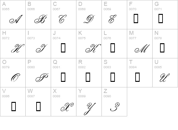 Gloria details - Free Fonts at FontZone.net