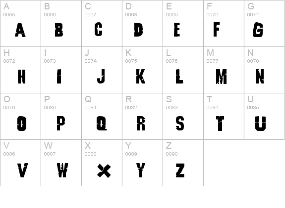 Godzilla  details - Free Fonts at FontZone.net