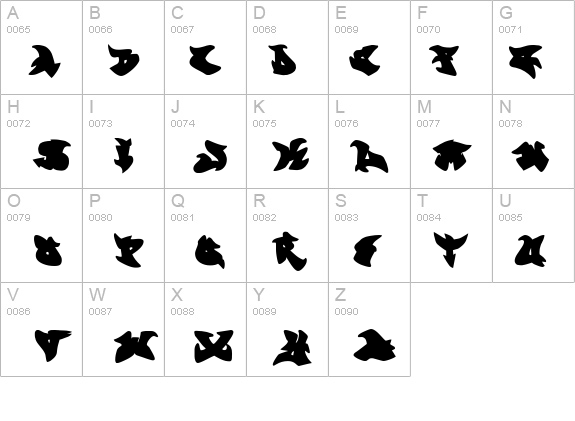 graffonti.gradient.fill details - Free Fonts at FontZone.net