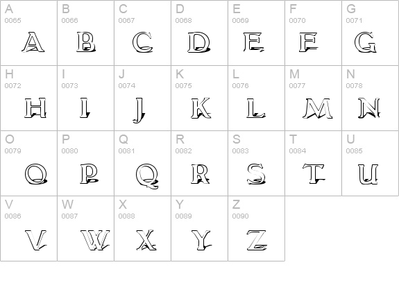 GranthamShadow details - Free Fonts at FontZone.net