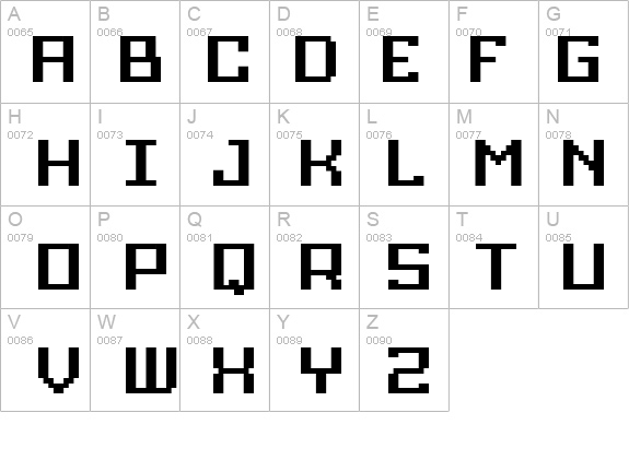 Grixel Acme 9 Regular Bold Xtnd details - Free Fonts at FontZone.net