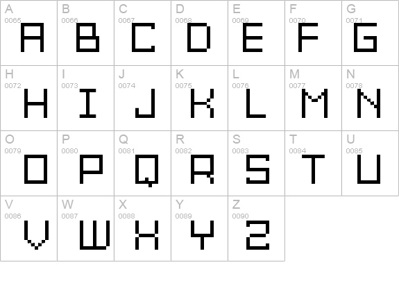 Grixel Acme 9 Regular details - Free Fonts at FontZone.net