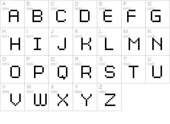 Grixel Kyrou 9 Regular Xtnd details - Free Fonts at FontZone.net