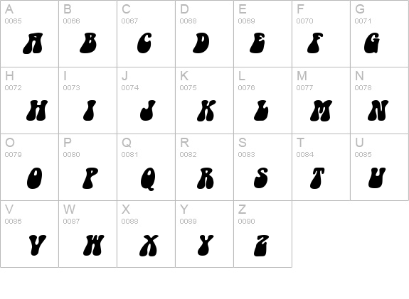 Groovy-Extended Italic details - Free Fonts at FontZone.net