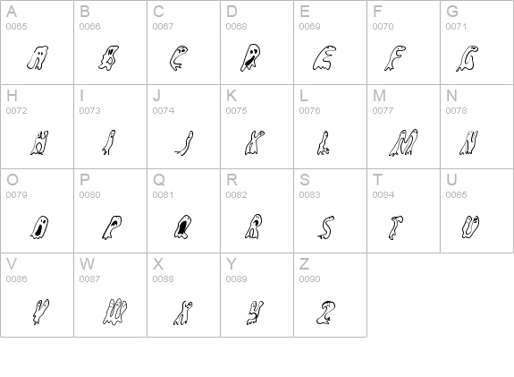 GroovyGhosties details - Free Fonts at FontZone.net