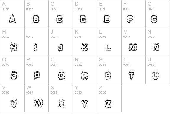 Grunge Puddles details - Free Fonts at FontZone.net