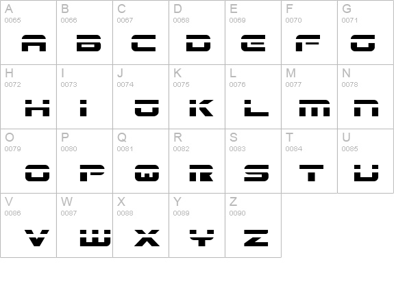 Gunship Laser details - Free Fonts at FontZone.net