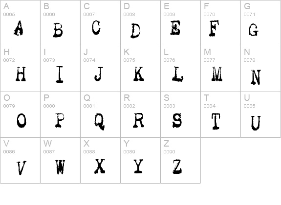 Gutter Vomit details - Free Fonts at FontZone.net