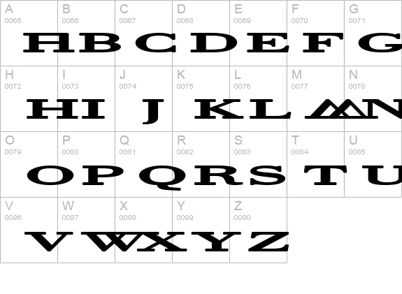 Halcyonia Superwide details - Free Fonts at FontZone.net