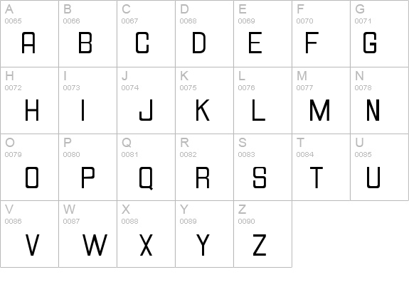 Hallandale Square JL details - Free Fonts at FontZone.net