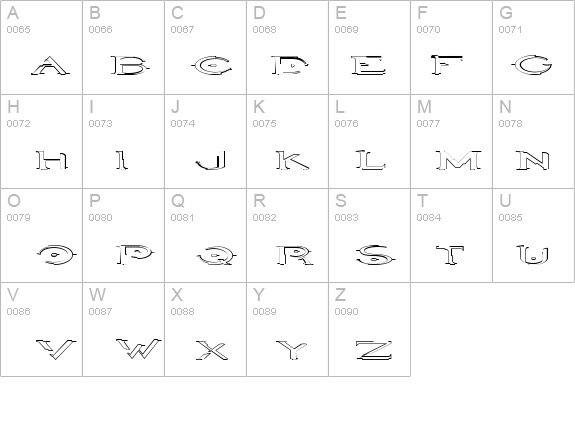 Halo OutlineRegular details - Free Fonts at FontZone.net