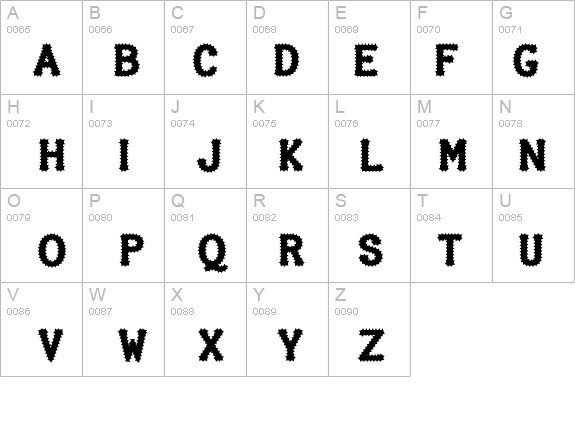 Halter Pinchy details - Free Fonts at FontZone.net