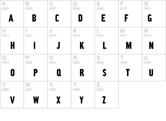 Hamilton-Medium details - Free Fonts at FontZone.net
