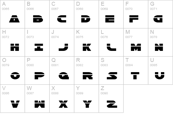 Han Solo Expanded Laser details - Free Fonts at FontZone.net