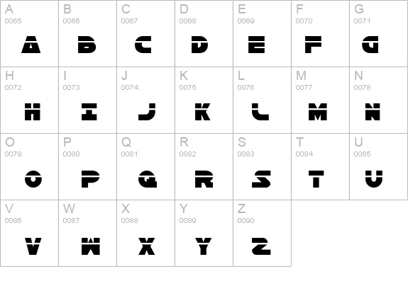 Han Solo Laser details - Free Fonts at FontZone.net