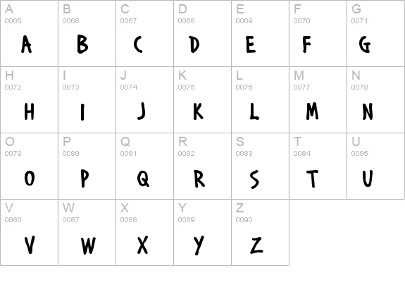 Handage AOE Bold details - Free Fonts at FontZone.net