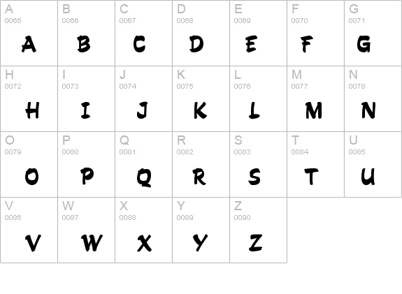 HandDrawnStd details - Free Fonts at FontZone.net