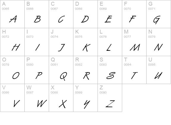 HandStroke Italic details - Free Fonts at FontZone.net
