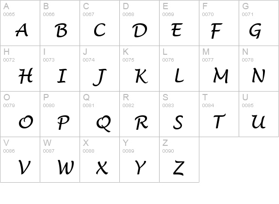 Handwriting Italic Font - FontZone.net
