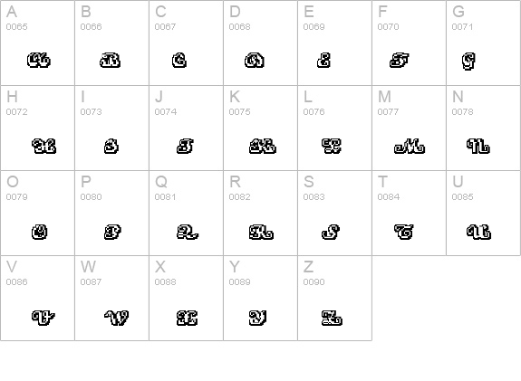 Hannelore Outline details - Free Fonts at FontZone.net