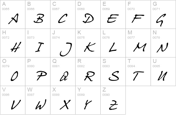 HansHand details - Free Fonts at FontZone.net