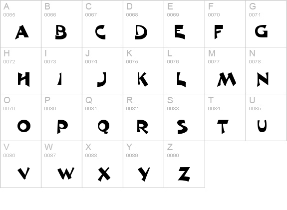 Harlequin details - Free Fonts at FontZone.net