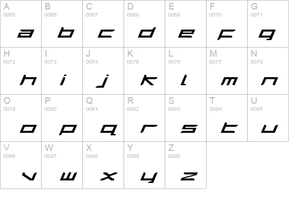 Harrier Expanded Italic details - Free Fonts at FontZone.net