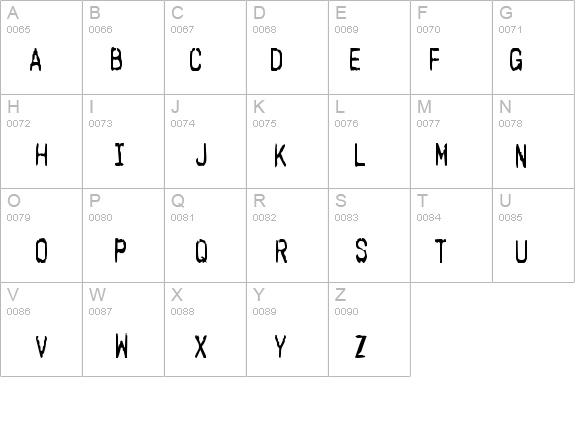 Harsh language AC details - Free Fonts at FontZone.net