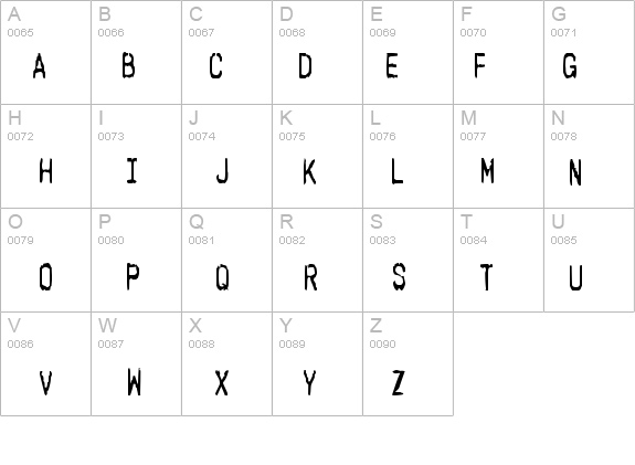 Harsh language details - Free Fonts at FontZone.net