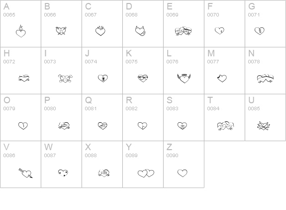 HeartBreaker BTN details - Free Fonts at FontZone.net