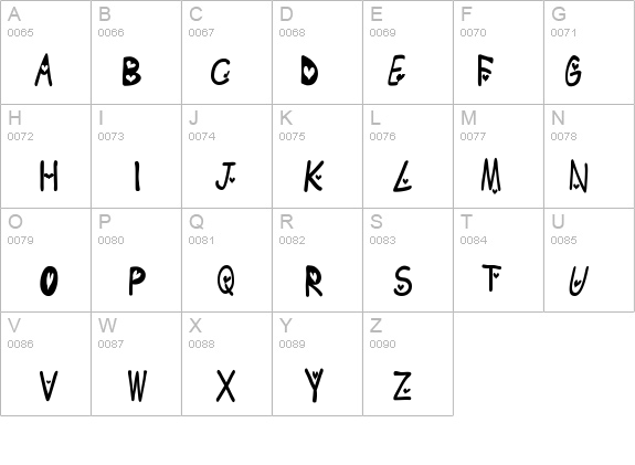 heartfont details - Free Fonts at FontZone.net