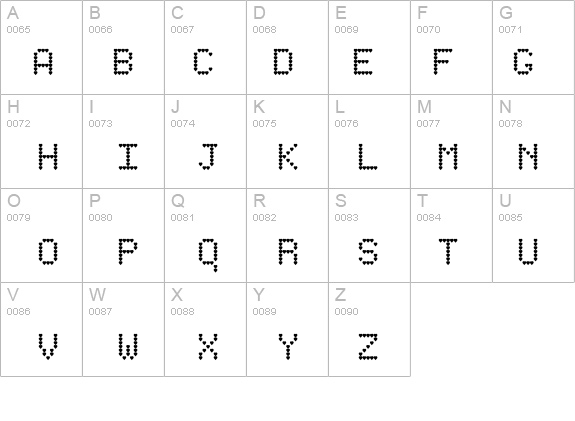 HeartMatrixed details - Free Fonts at FontZone.net