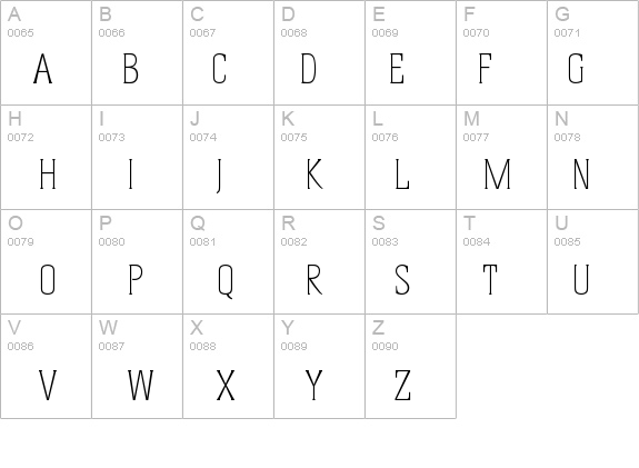 Helium-Xlight details - Free Fonts at FontZone.net
