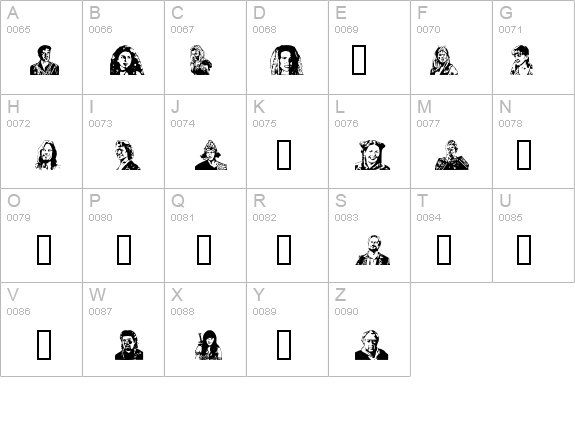 Herc details - Free Fonts at FontZone.net