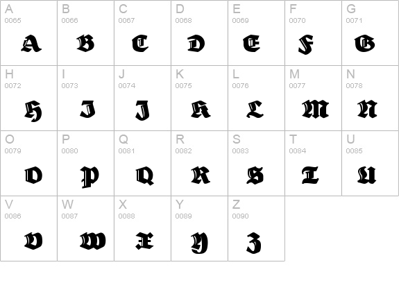 HerzogVonGraf details - Free Fonts at FontZone.net