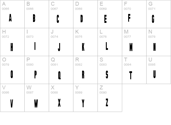 Hollywood Hills Condensed details - Free Fonts at FontZone.net