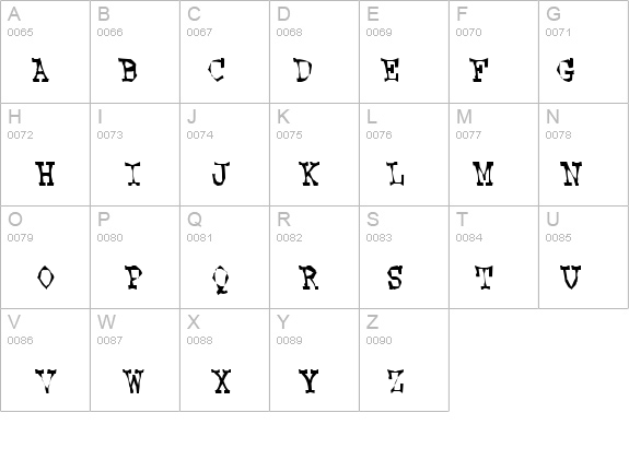 Hooker Lee details - Free Fonts at FontZone.net
