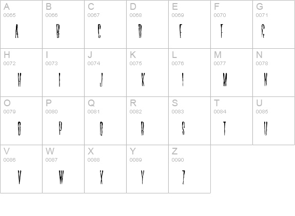 Horror details - Free Fonts at FontZone.net