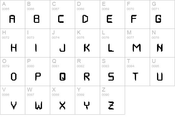 HOUSEPIPES Normal details - Free Fonts at FontZone.net